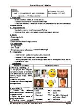 Giáo án Tiếng Anh 9 (Thí điểm) - Unit 3 - Năm học 2015-2016 - Đinh Thị Phương